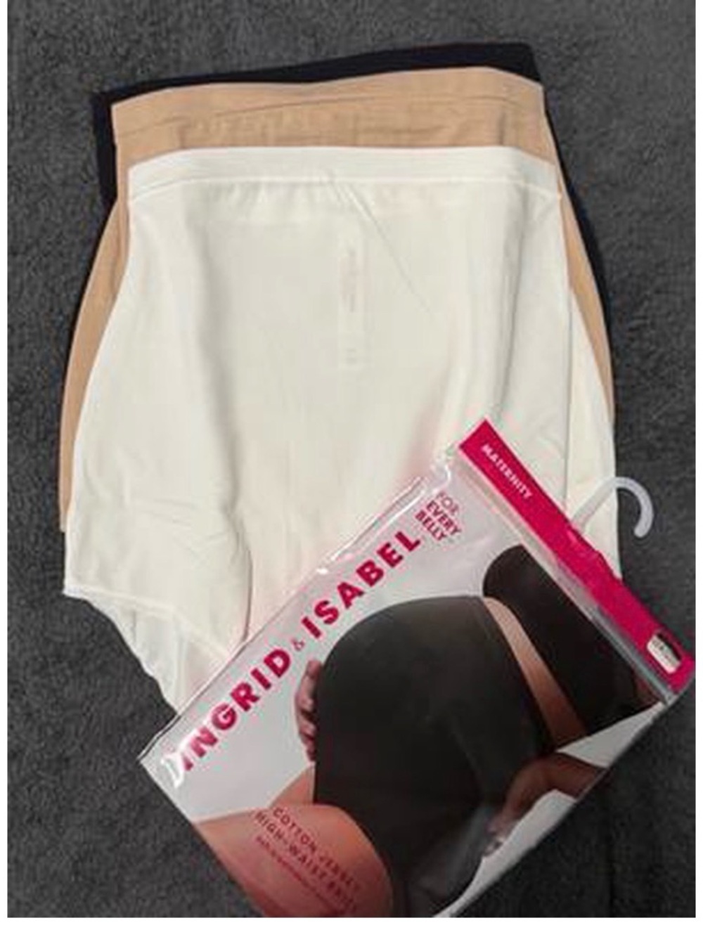 Ingrid & Isabel Maternity Underwear 3 Pack Cotton High-Waist Briefs Size XXL NWT